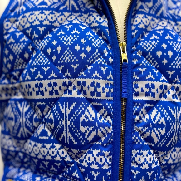 J.Crew Excursion Vest in Fair Isle Blue Sz Medium - Picture 3 of 11